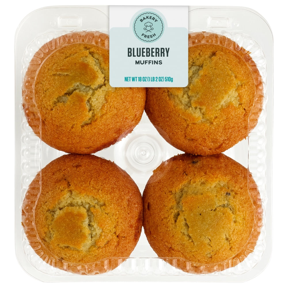 Blueberry Muffins 4 ct