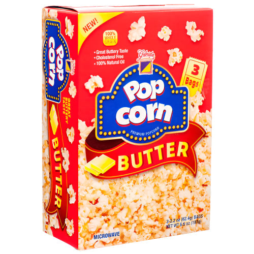Butter Microwave Popcorn 6 ct