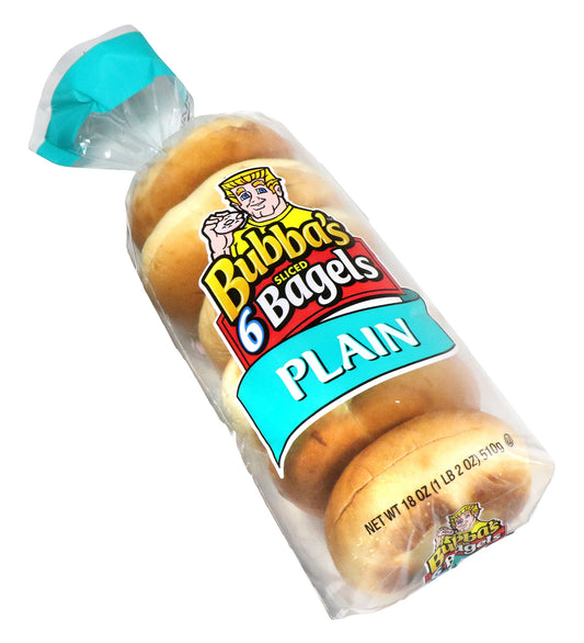 Plain Bagels 6 ct