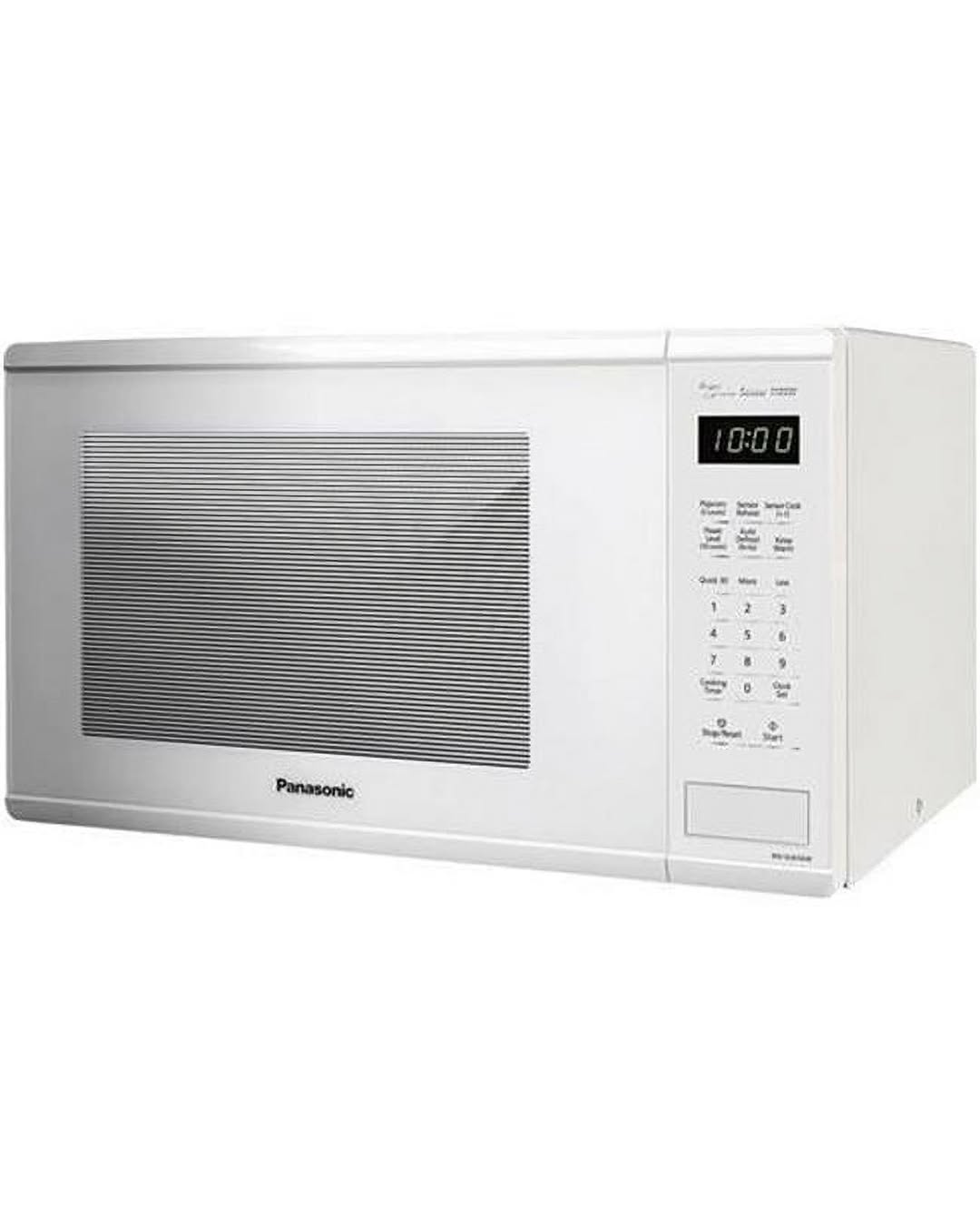 Panasonic 1.3 Cu Ft Countertop Microwave Oven In White