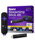 Roku Streaming Stick 4k - Hdr & Dolby Vision Roku Streaming Device For Tv With Voice Remote & Long-range Wi-fi - Free &