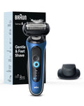 Braun Electric Shaver, Series 6 6120s With Precision Trimmer And Pouch