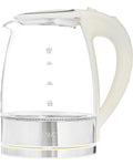 Electric Tea Kettle 1.8 L Cordless Hot Water Boiler 1200 W Rapid Boil Auto Shutoff Boil Dry Protection Bpa-free Cream
