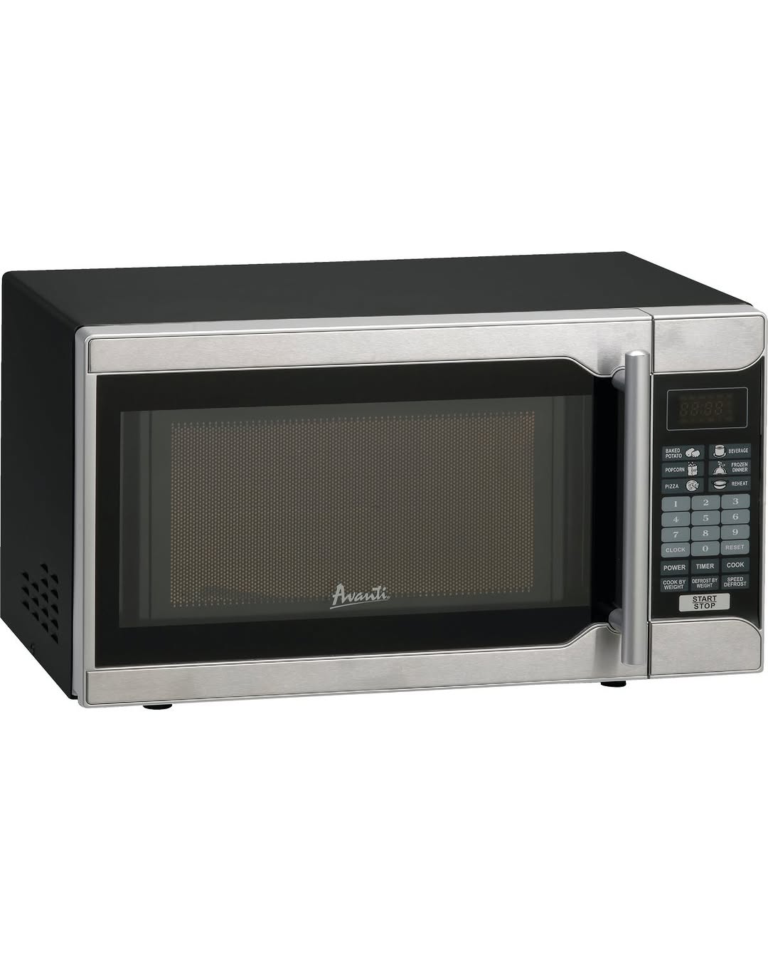 Avanti Mo7103sst Counter Top Microwave Oven 0.7 Cu. Ft. Black/stainless Steel