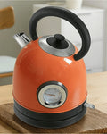 Food Grade 304 Stainless Steel Electric Tea Kettle, 360° Swivel Base, Auto Boil & Power Off Protection,retro Electric Wa