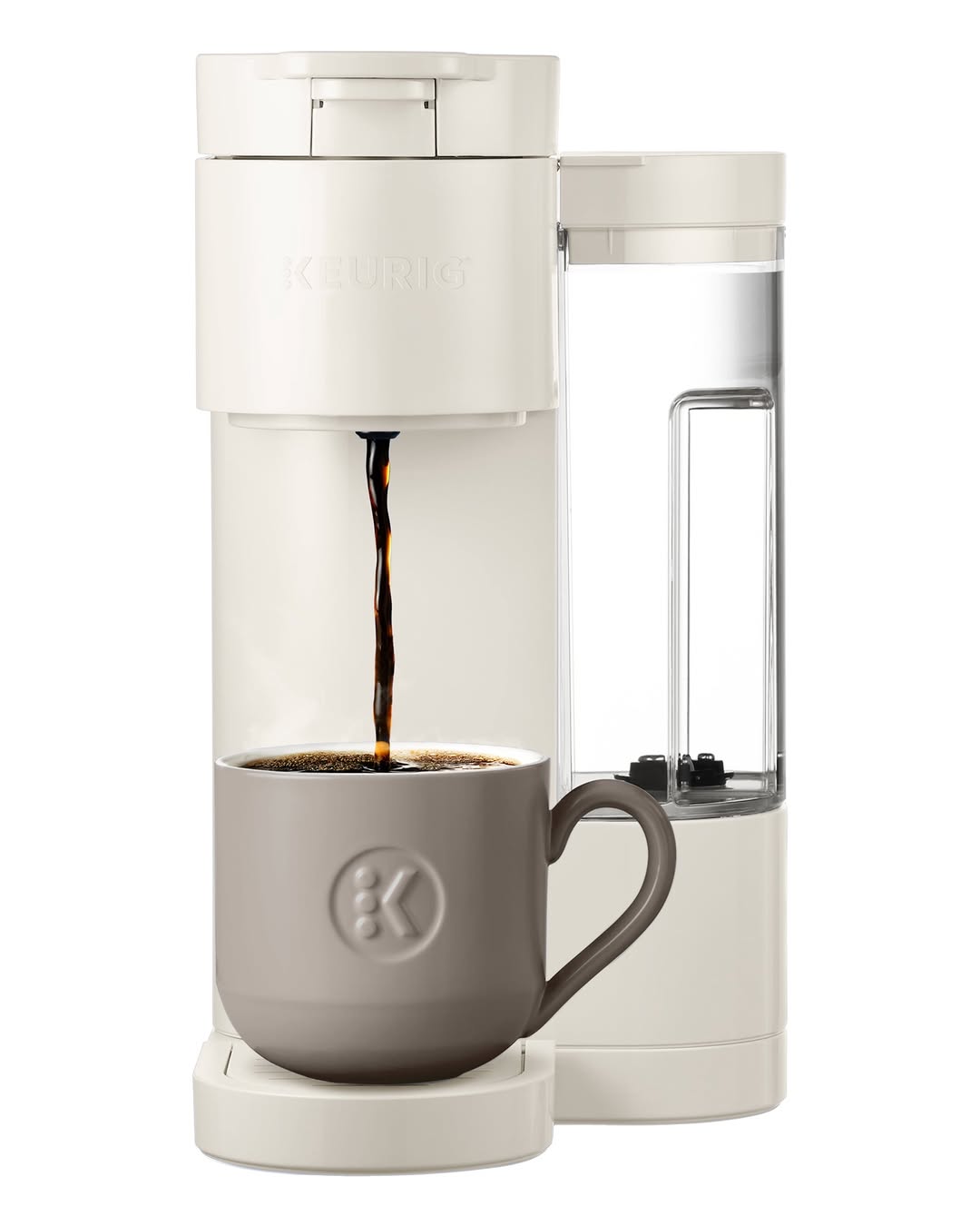 Keurig K-express Essentials Warm Stone Single-serve K-cup Pod Coffee Maker