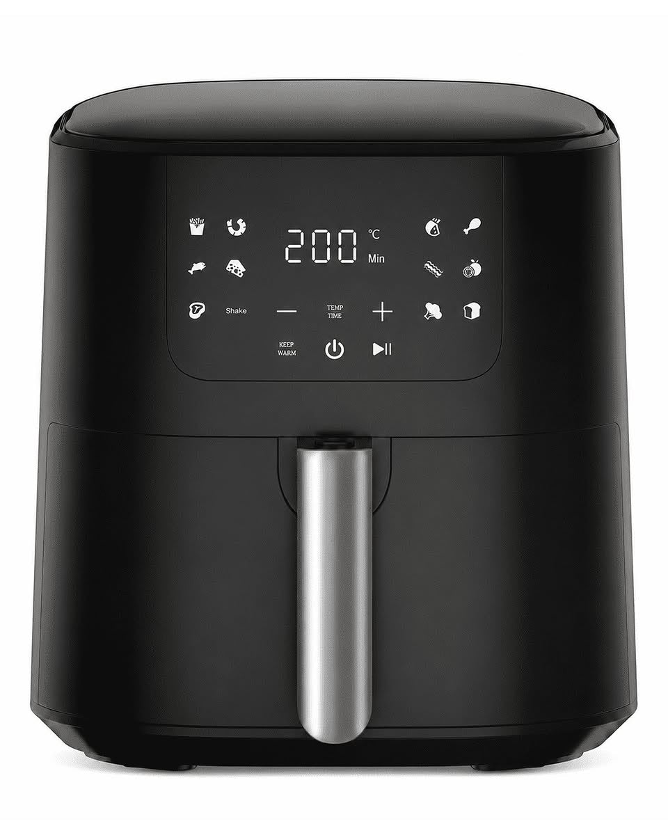 Comhoma 5.5 Qt Air Fryer, 8-in-1 Digital Countertop Air Fryer With Touchscreen, 360° Hot Air Circulation, Shake Reminder