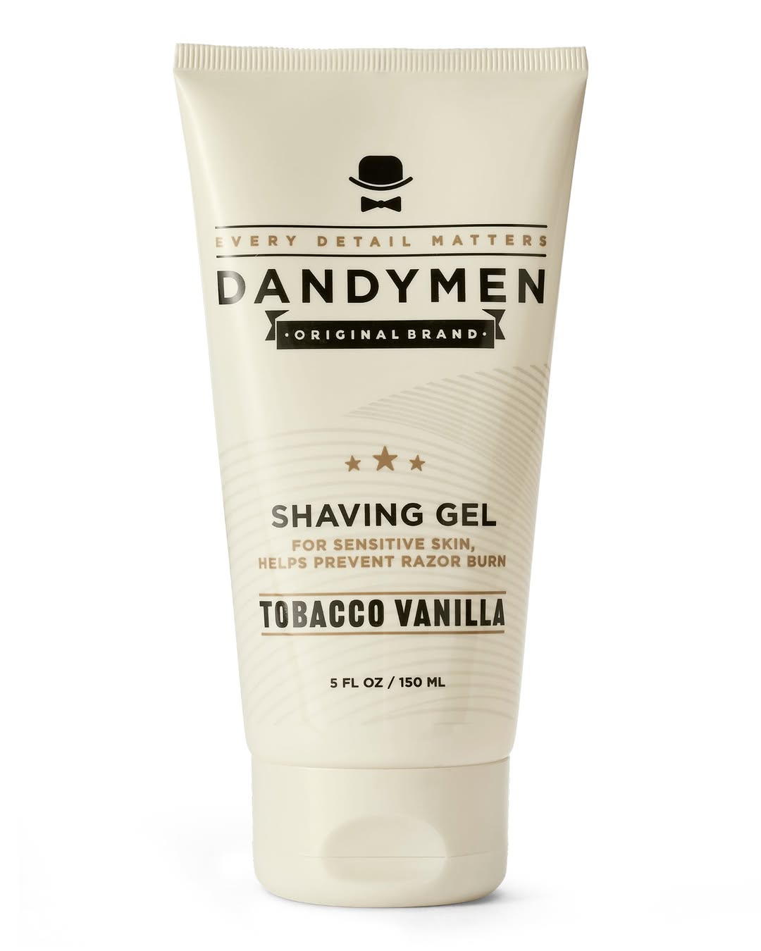 Dandymen Collection Clean Line Clear Formula Shave Gel 5 Oz Tobacco Vanilla