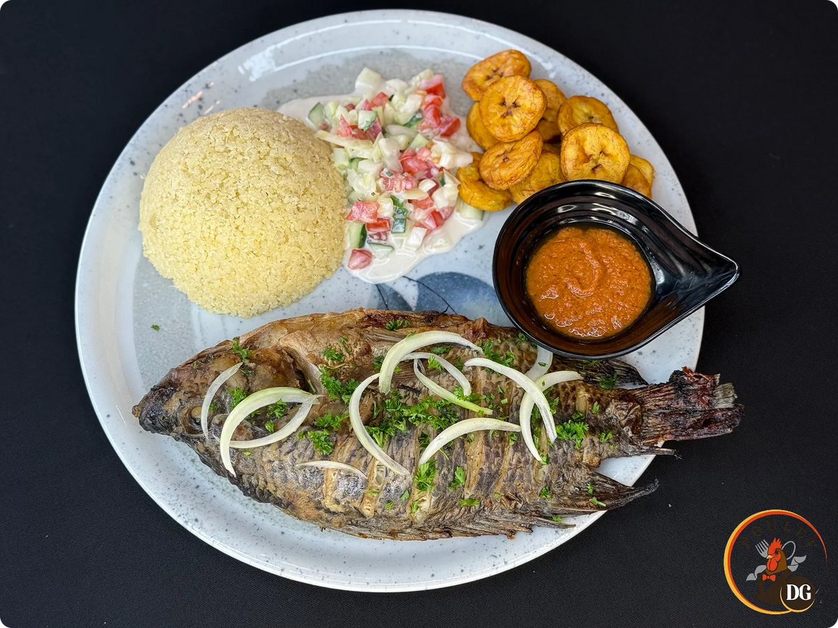 Grilled Tilapia with Attiéké