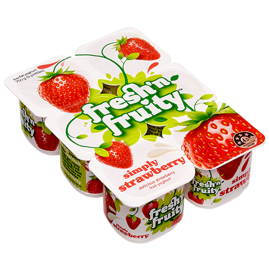 Strawberry Yogurt Cups 6 ct