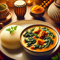 Egusi Soup with Fufu